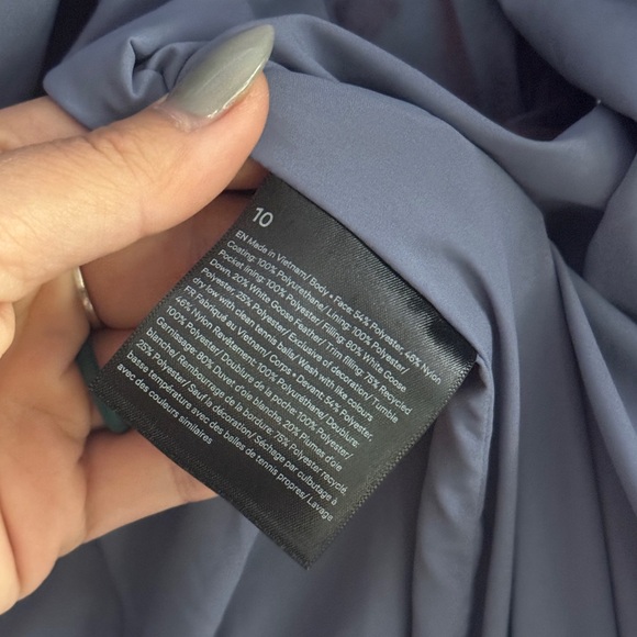 (1HR SALE!❤️) Lululemon Wunder Puff Cropped Vest *heathered wild indigo - Picture 11 of 15